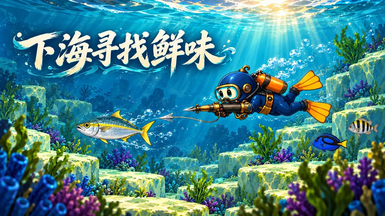 潮汐小馆 推广插画